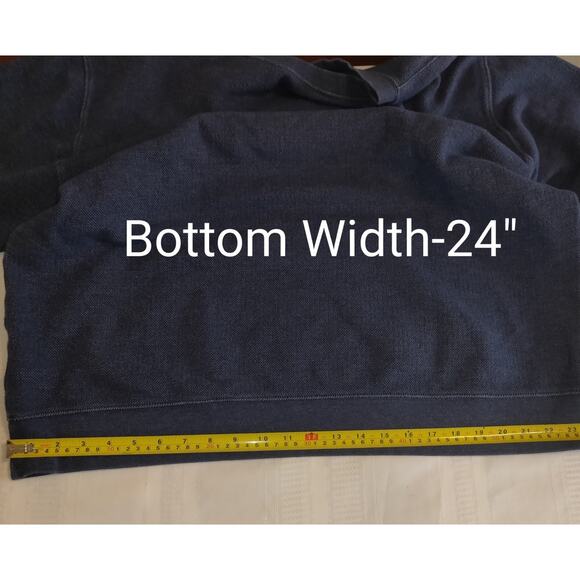 Disney World Parks Sweatshirt Adult XL Navy Blue Waffle Type Knit Compass Mickey - Picture 16 of 16